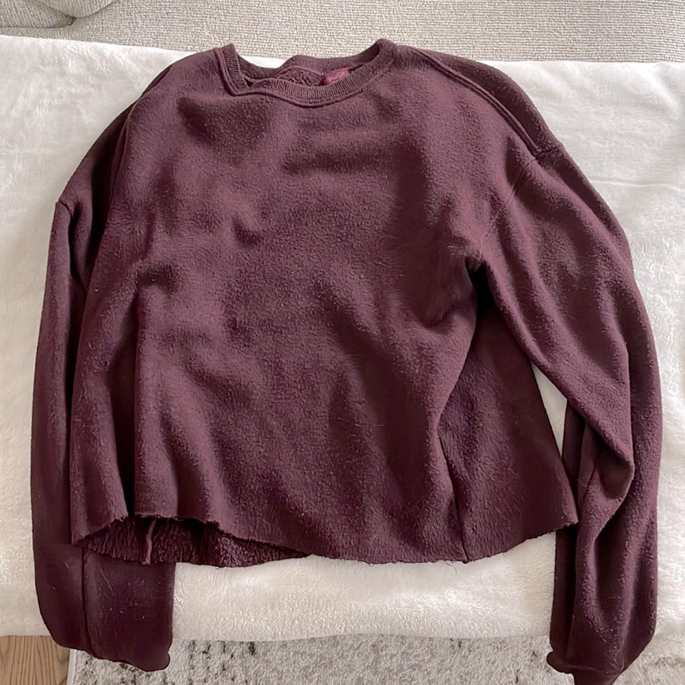 Crop sweater.